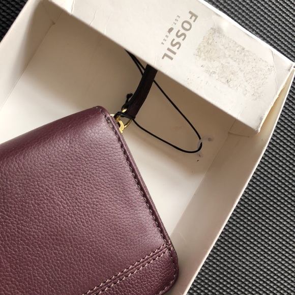 FOSSIL (8x4) Leather many pockets - Picture 5 of 13